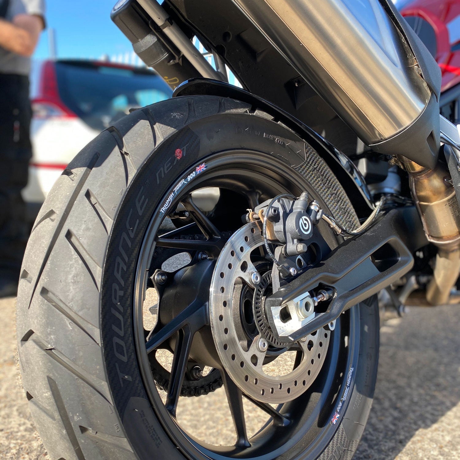 Pyramid Hugger | Korosi Red | Triumph Tiger 900 GT Pro 2020>Current-Huggers-Pyramid Motorcycle Accessories