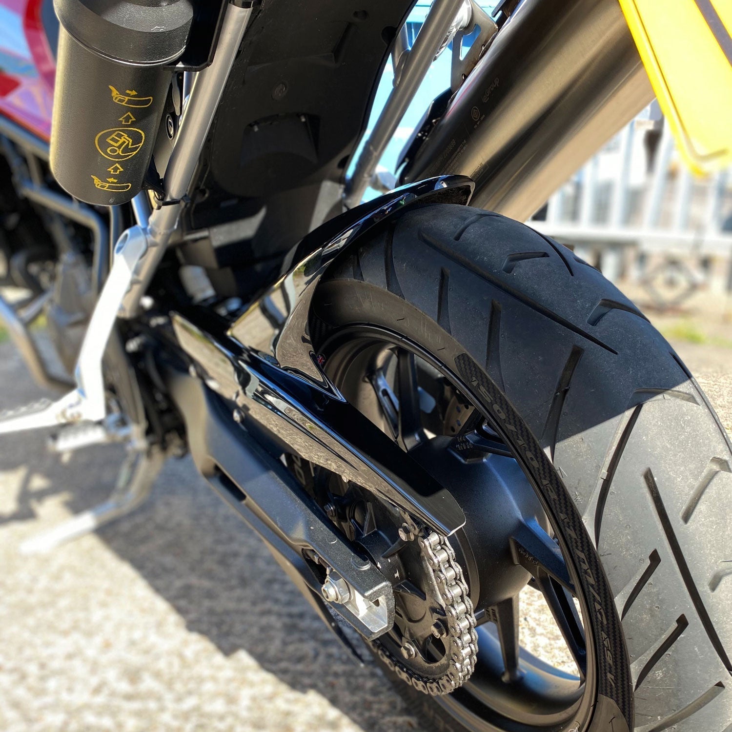 Pyramid Hugger | Korosi Red | Triumph Tiger 900 GT Pro 2020>Current-Huggers-Pyramid Motorcycle Accessories
