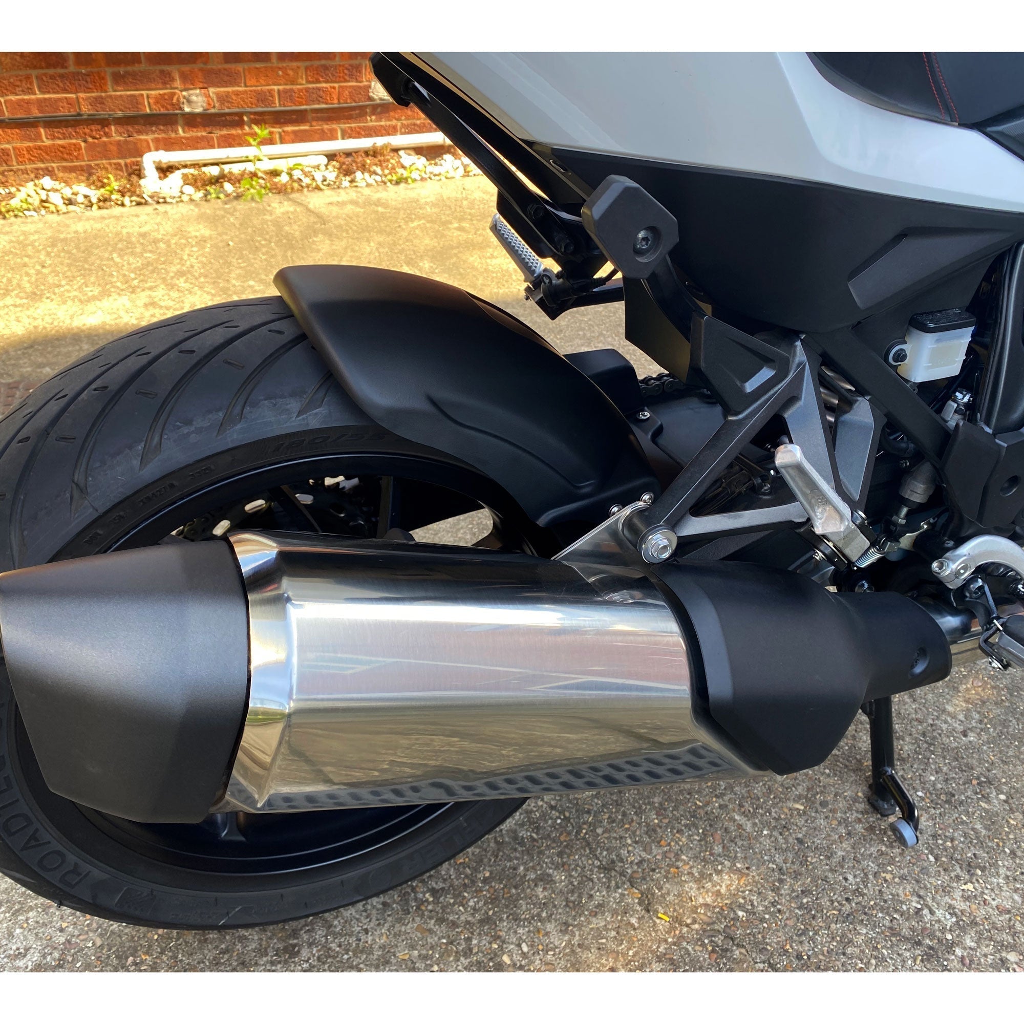 Pyramid Hugger | Matte Black | Honda NT 1100 2022>2024-Huggers-Pyramid Motorcycle Accessories