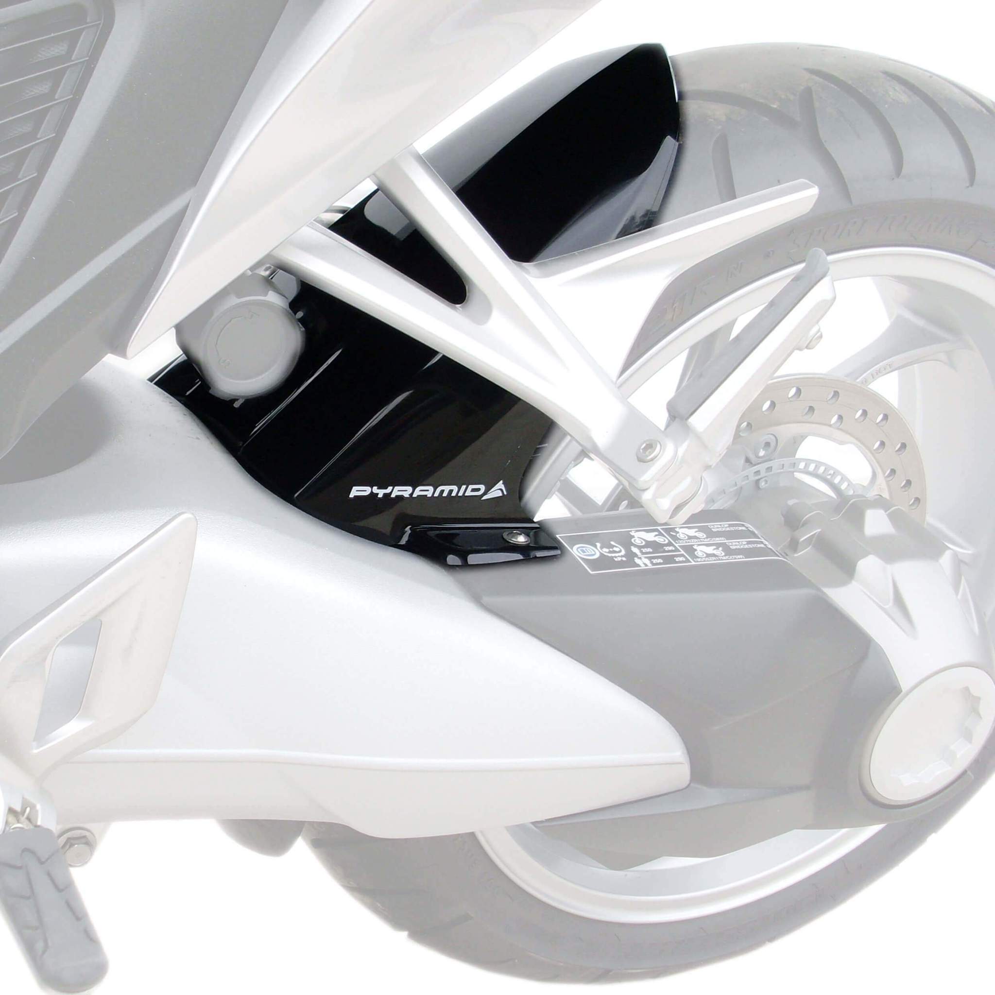 Pyramid Hugger | Matte Black | Honda VFR 1200 F 2010>2017 -  Shop name