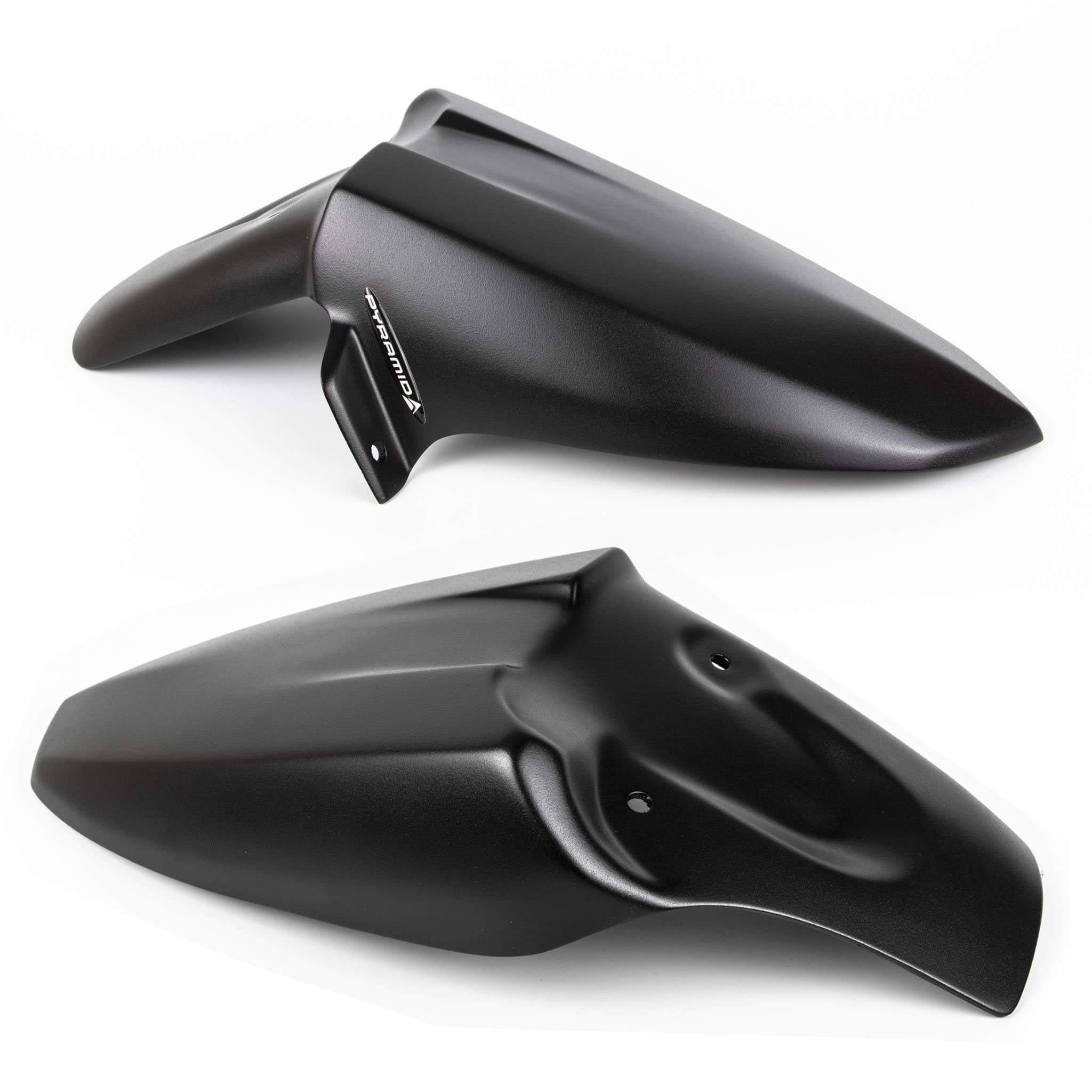 Pyramid Hugger | Matte Black | Honda VFR 1200 F 2010>2017-071971M-Huggers-Pyramid Motorcycle Accessories