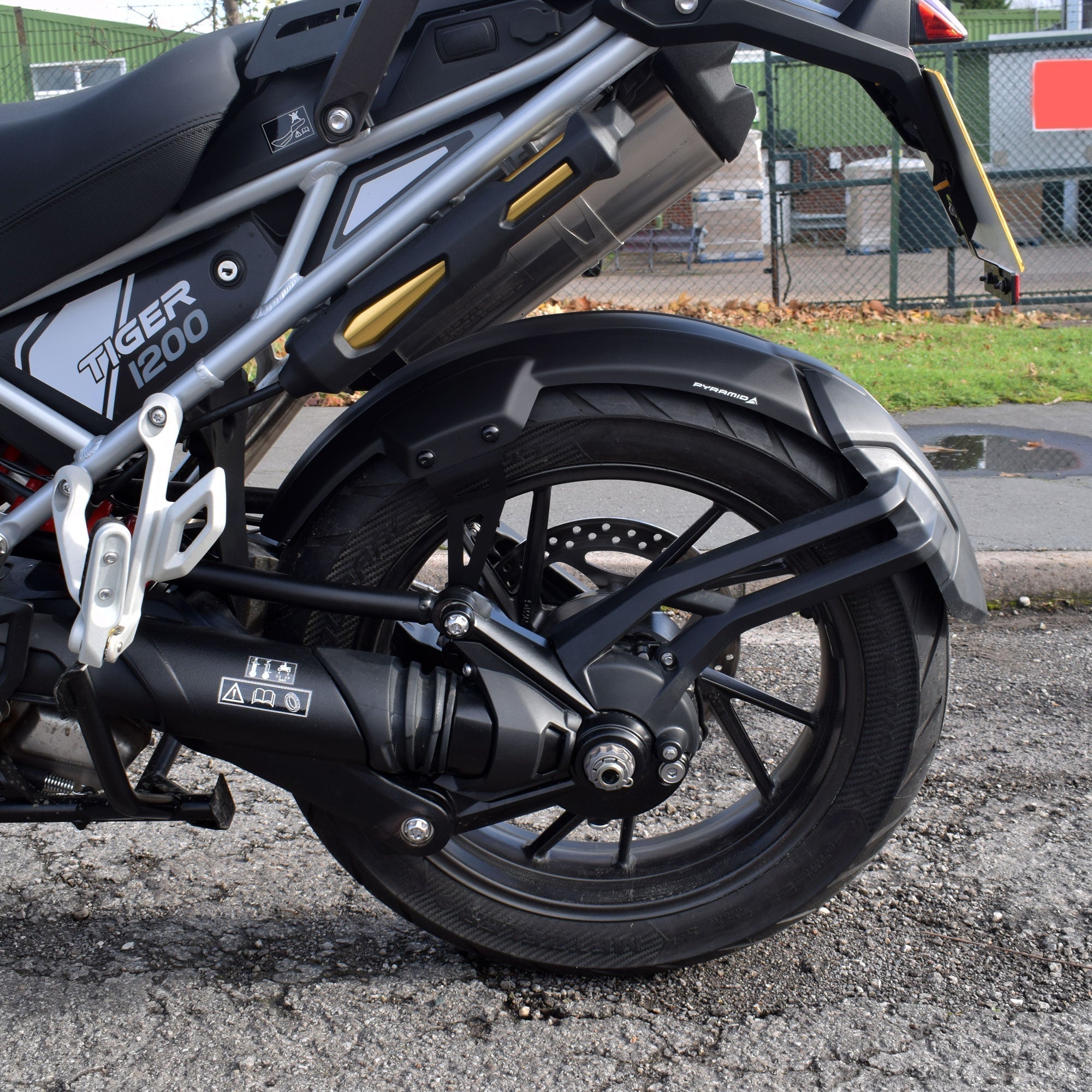 Pyramid Hugger | Matte Black | Triumph Tiger 1200 Rally Pro 2022>Current -  Shop name