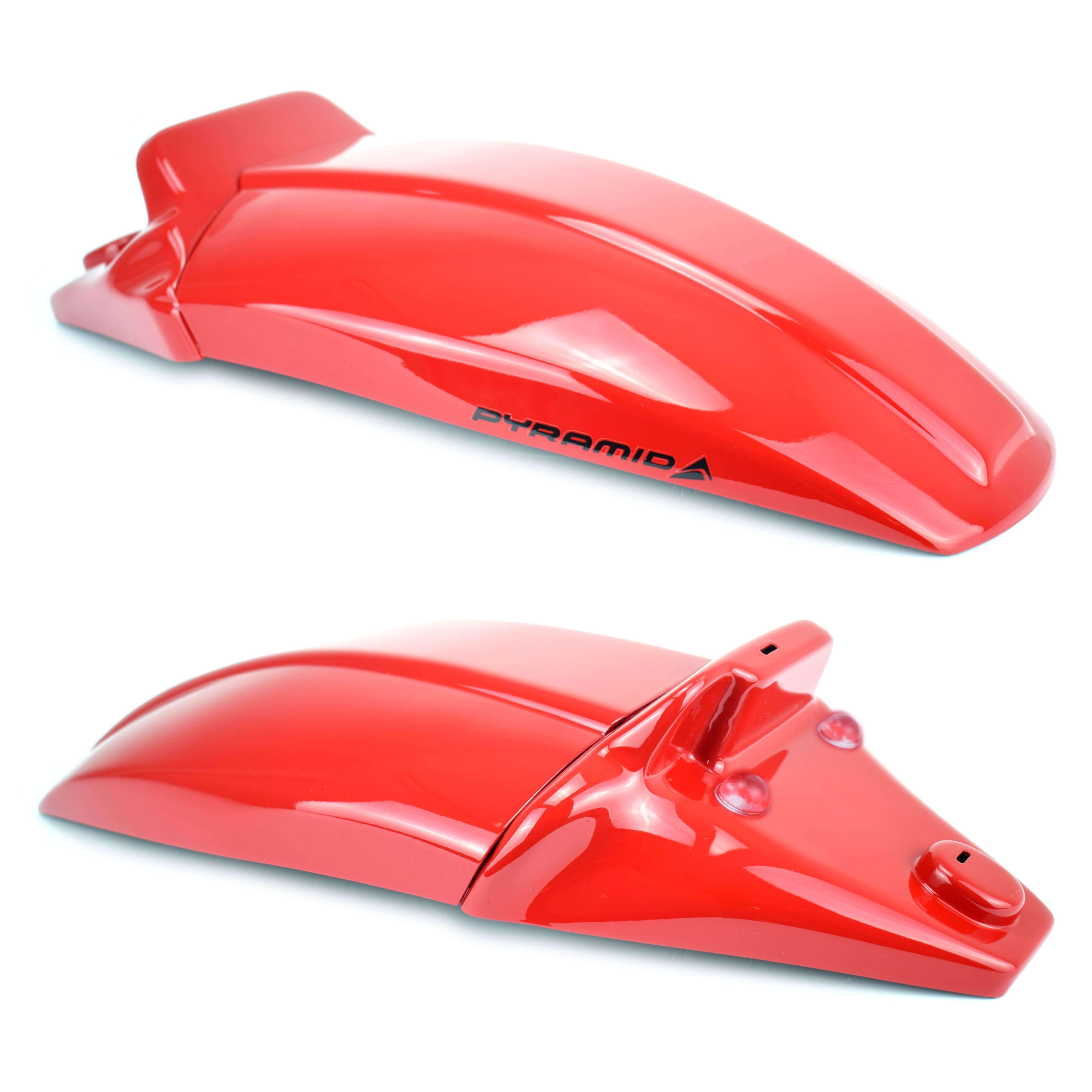Pyramid Hugger | Metallic Red (Magna Red) | Honda NC 750 S 2012>Current-071800D-Huggers-Pyramid Motorcycle Accessories
