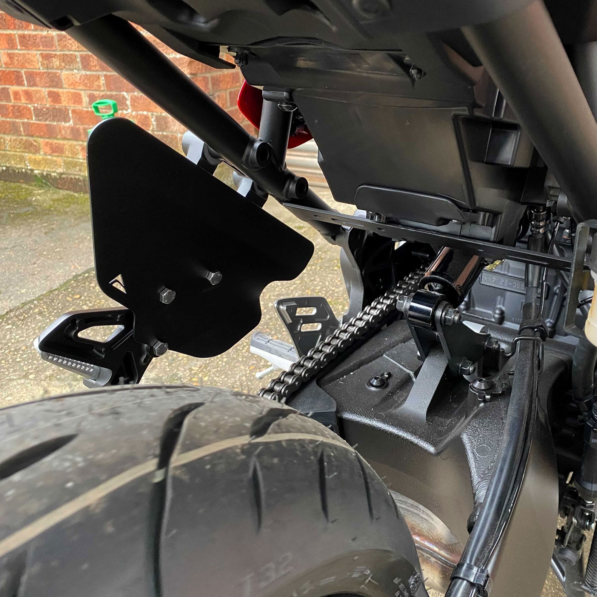 Pyramid Infill Panels | Matte Black | Yamaha Tracer 9 2021>2024-Infill Panels-Pyramid Motorcycle Accessories
