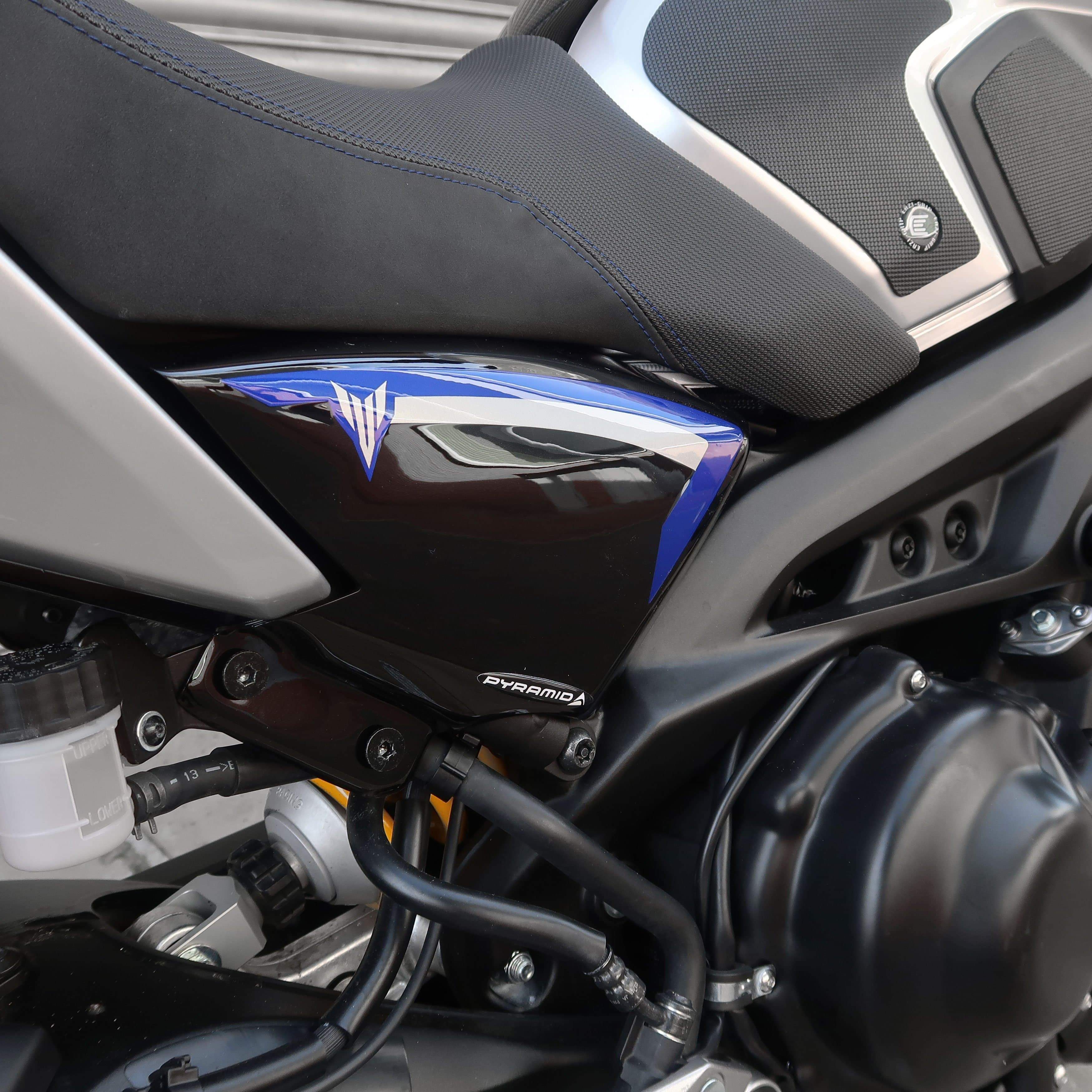 Pyramid Infill Panels | SP Colours | Yamaha MT-09 SP 2017>2020-22140G-Infill Panels-Pyramid Motorcycle Accessories