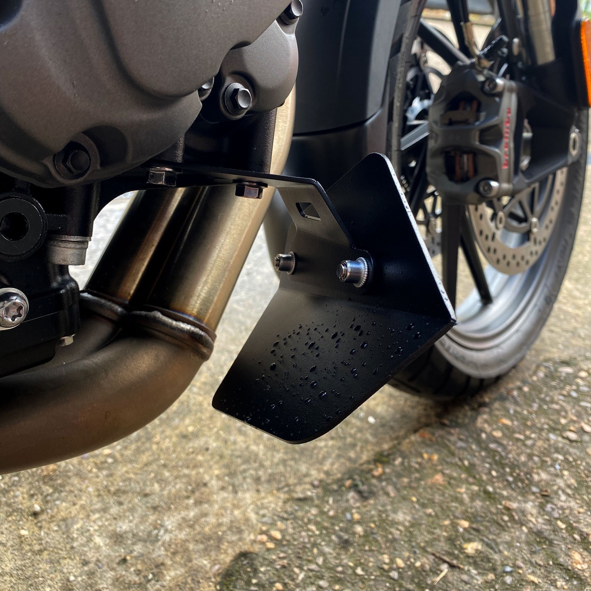 Pyramid Lower Deflectors | Matte Black | Triumph Tiger 1200 GT 2022>Current -  Shop name