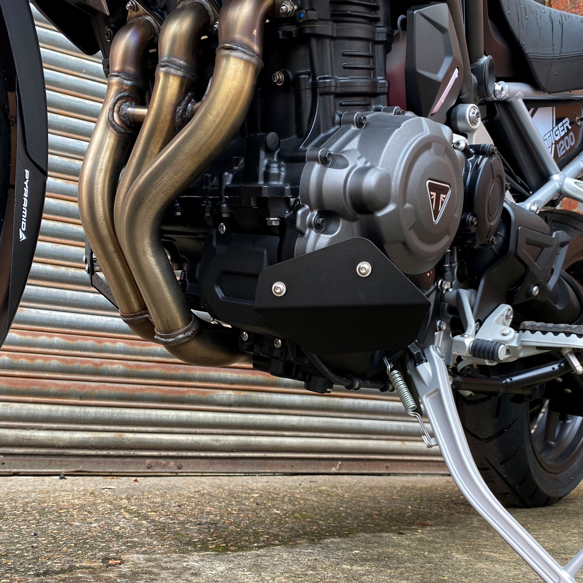 Pyramid Lower Deflectors | Matte Black | Triumph Tiger 1200 Rally Explorer 2022>Current -  Shop name