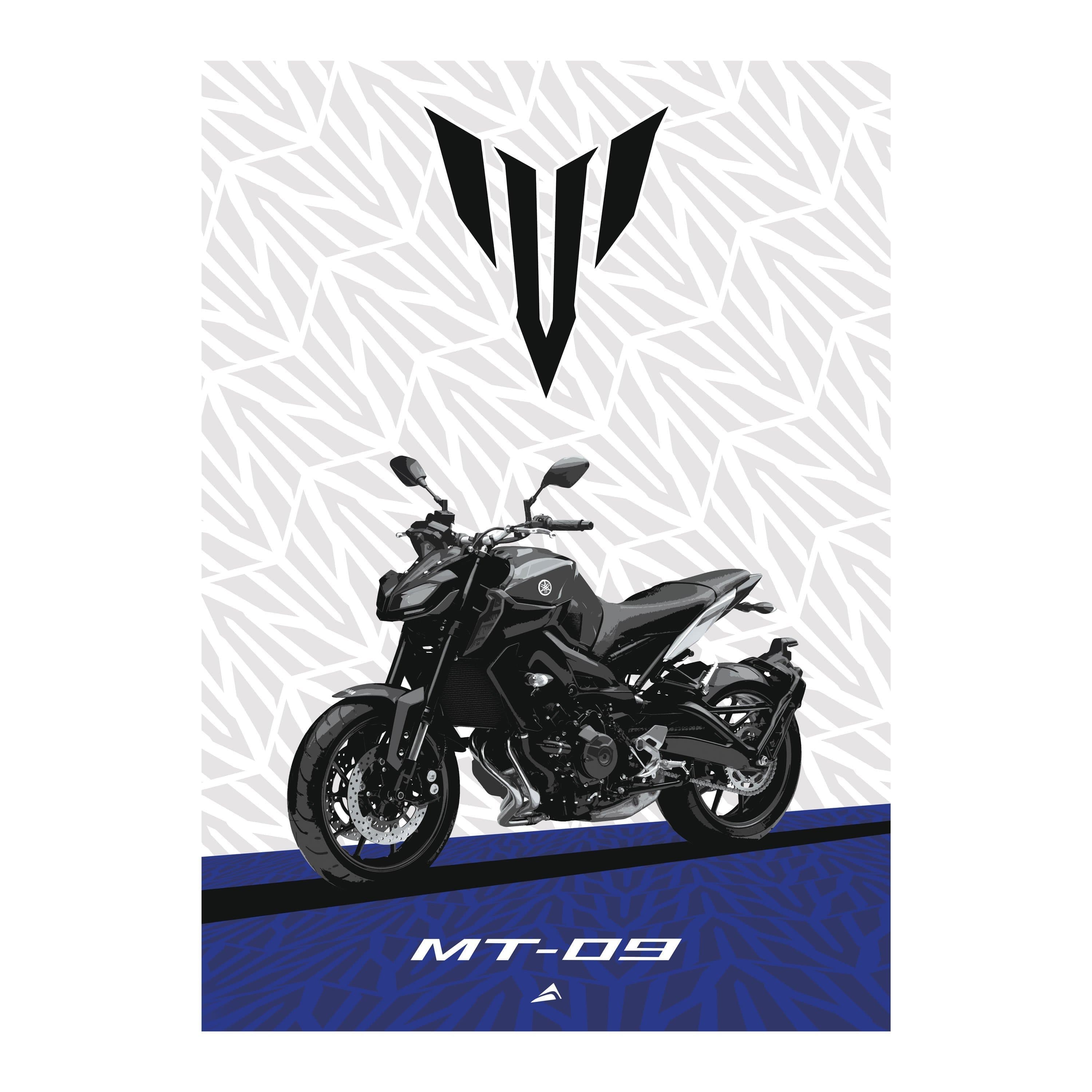 Pyramid MT-09 Poster | Yamaha MT-09 2017>2020-MP201-Merchandise-Pyramid Motorcycle Accessories