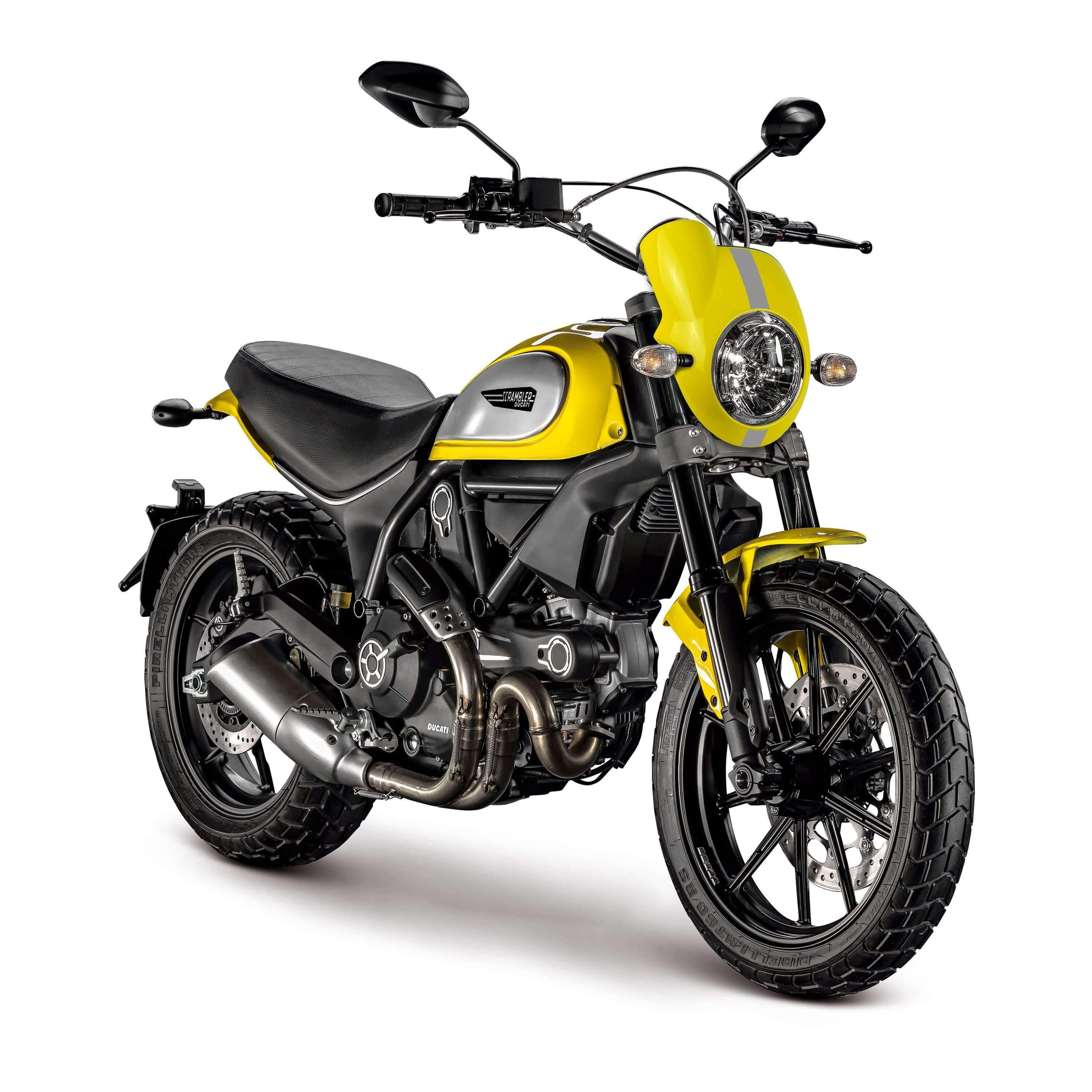 Ducati scrambler deals yellow