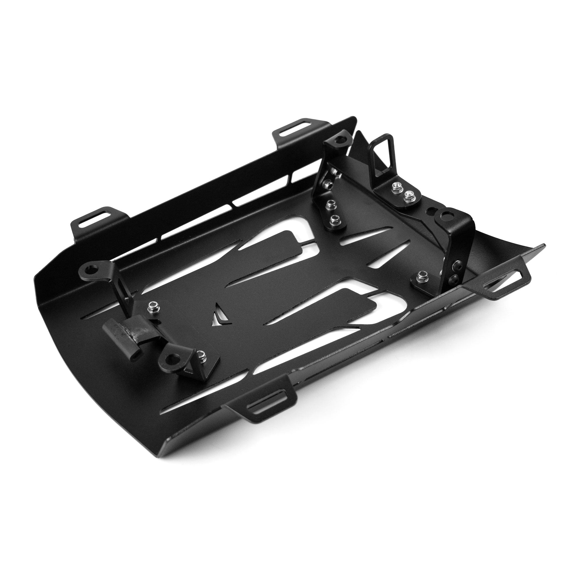 Pyramid Pillion Luggage Rack | Matte Black | Triumph Tiger 1200 GT Pro 2022>Current-36060M-Storage-Pyramid Motorcycle Accessories