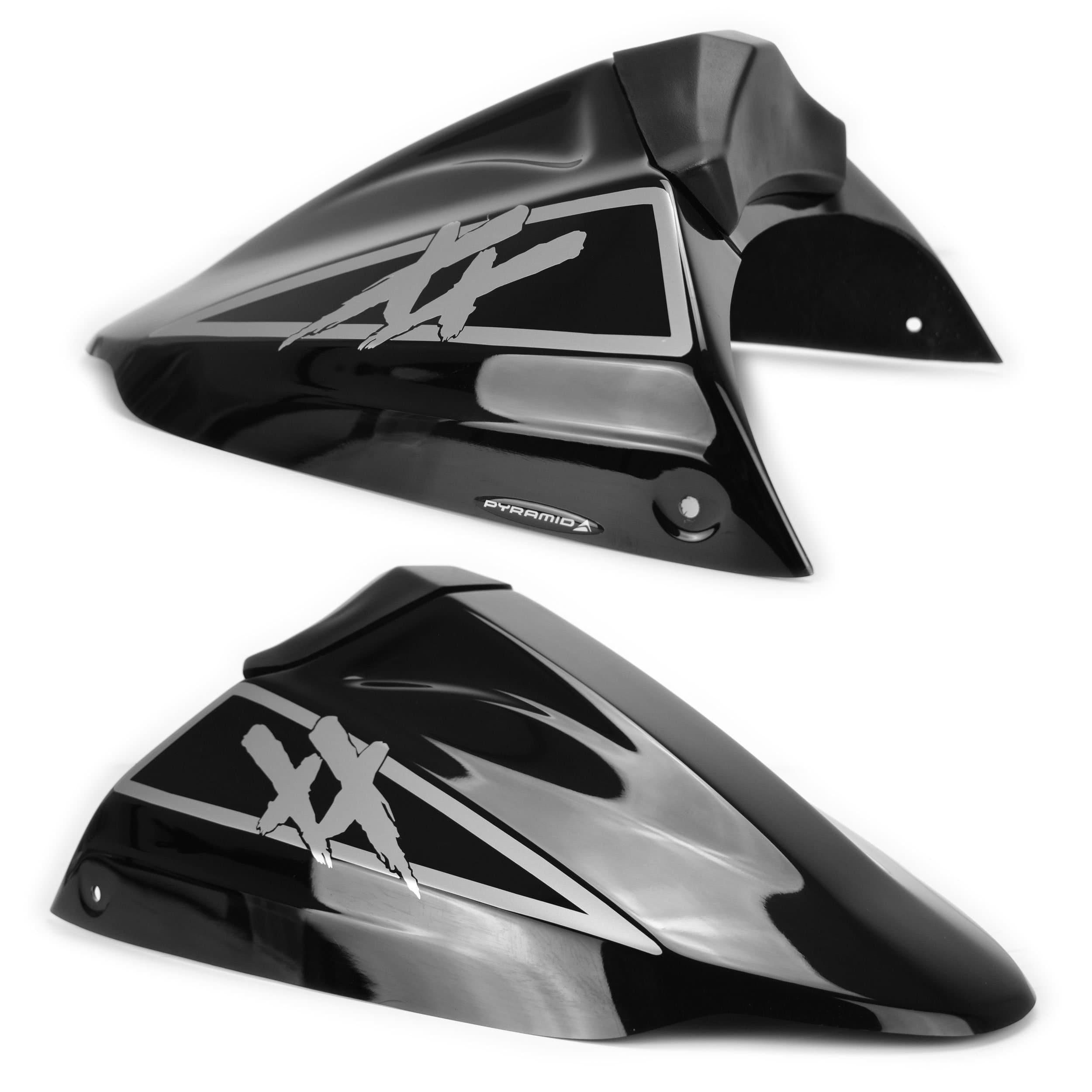 Pyramid Seat Cowl | Gloss Black | Honda CBR 1100 XX Blackbird 1996>2007-11525B-Seat Cowls-Pyramid Motorcycle Accessories