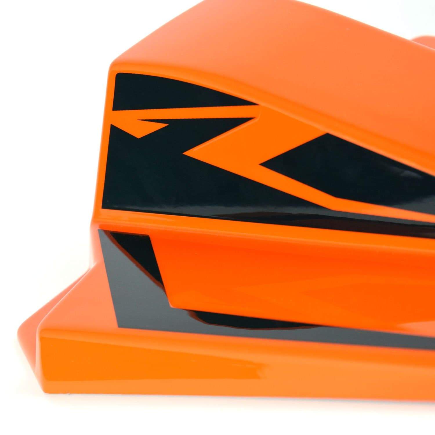 Pyramid Seat Cowl | Gloss Orange & Gloss Blue | KTM 1290 Superduke R 2020>Current-19990D-Seat Cowls-Pyramid Plastics