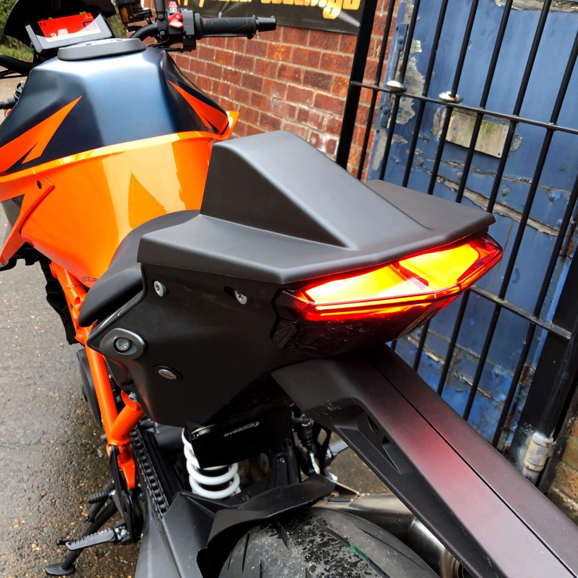 Pyramid Seat Cowl | Matte Black | KTM 1290 Superduke R 2020>Current-19990M-Seat Cowls-Pyramid Motorcycle Accessories