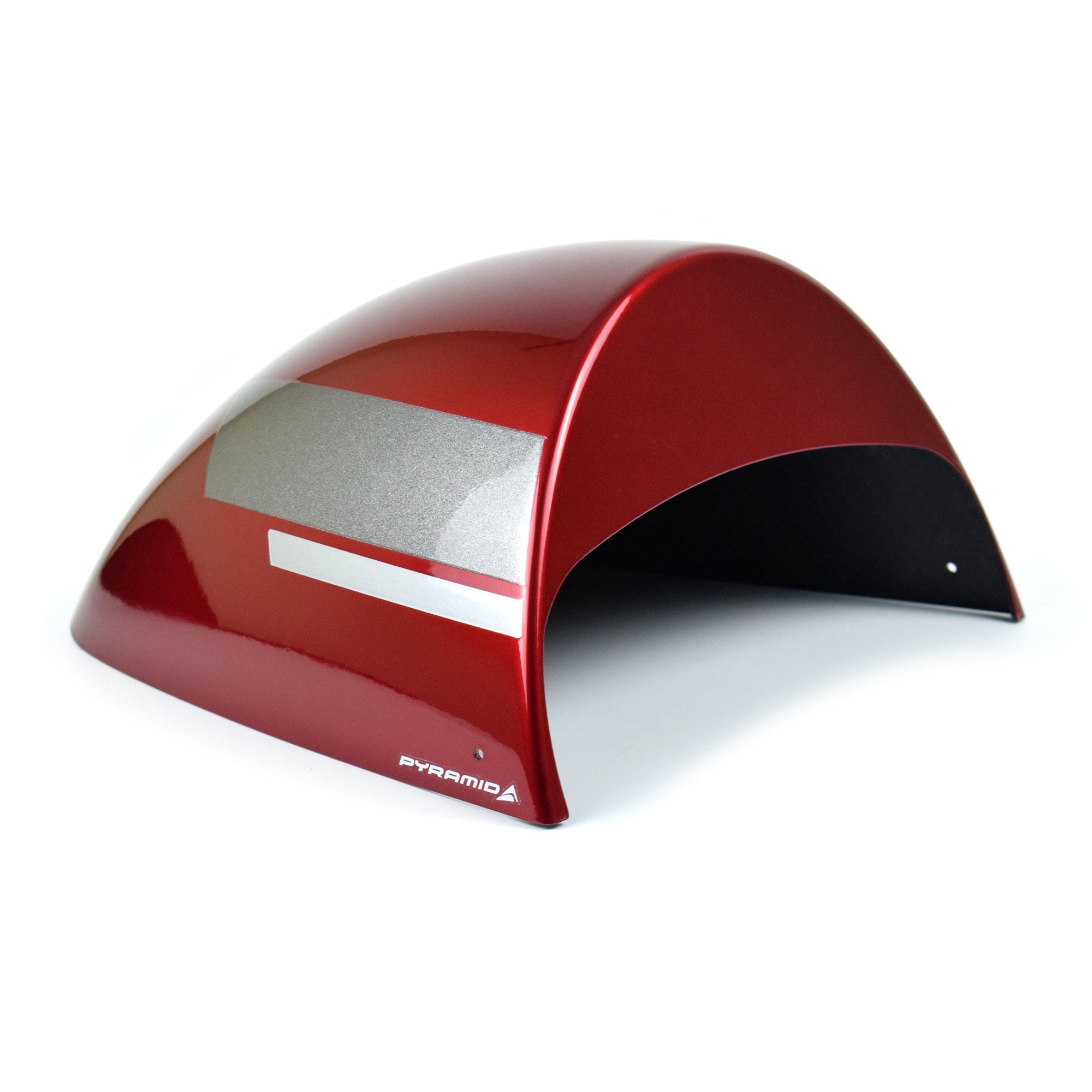 Pyramid Seat Cowl | Red Hopper scheme | Triumph Speed Twin 1200 2021>2024-Seat Cowls-Pyramid Motorcycle Accessories