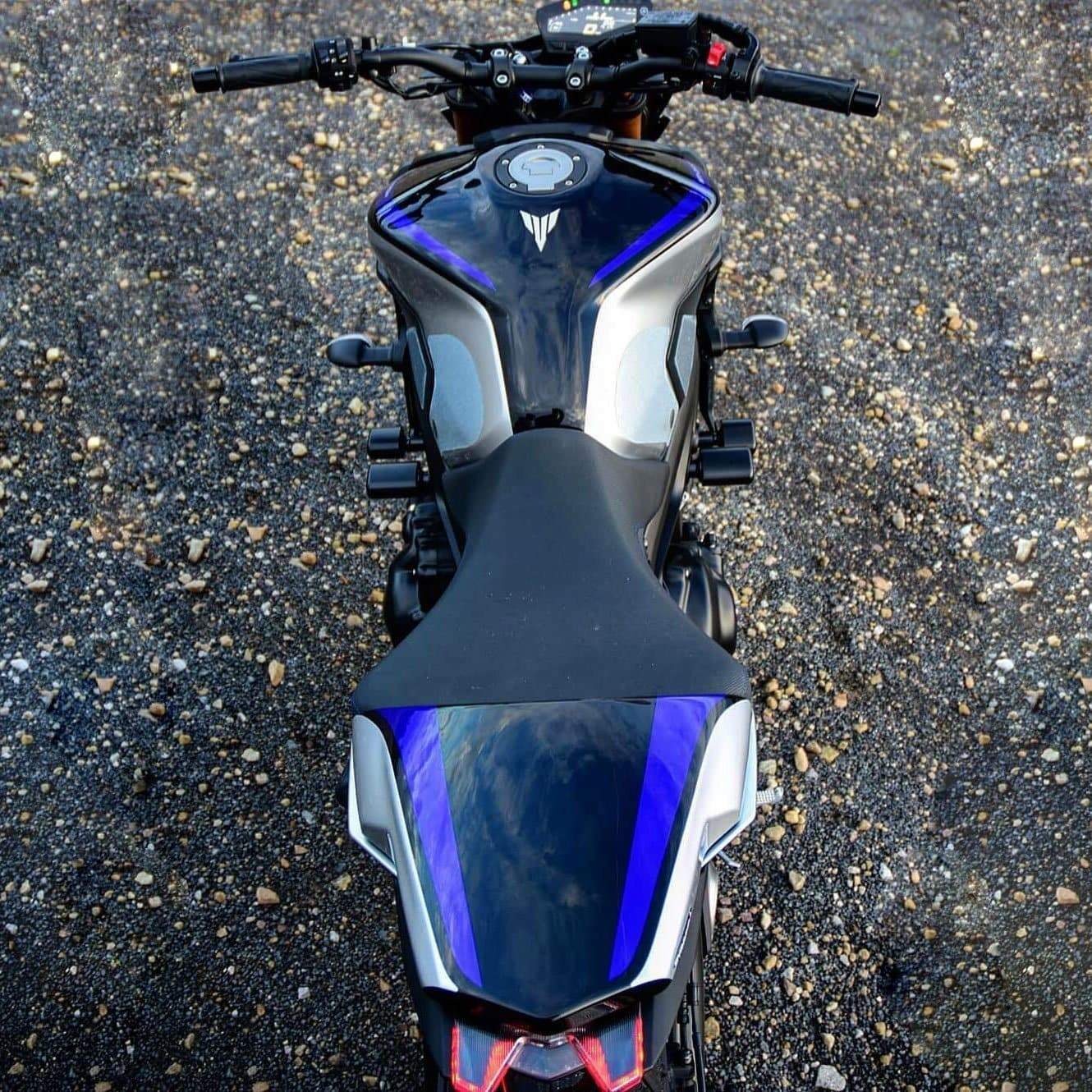 Pyramid Seat Cowl | SP Colours | Yamaha MT-09 SP 2017>2020-12412G-Seat Cowls-Pyramid Motorcycle Accessories