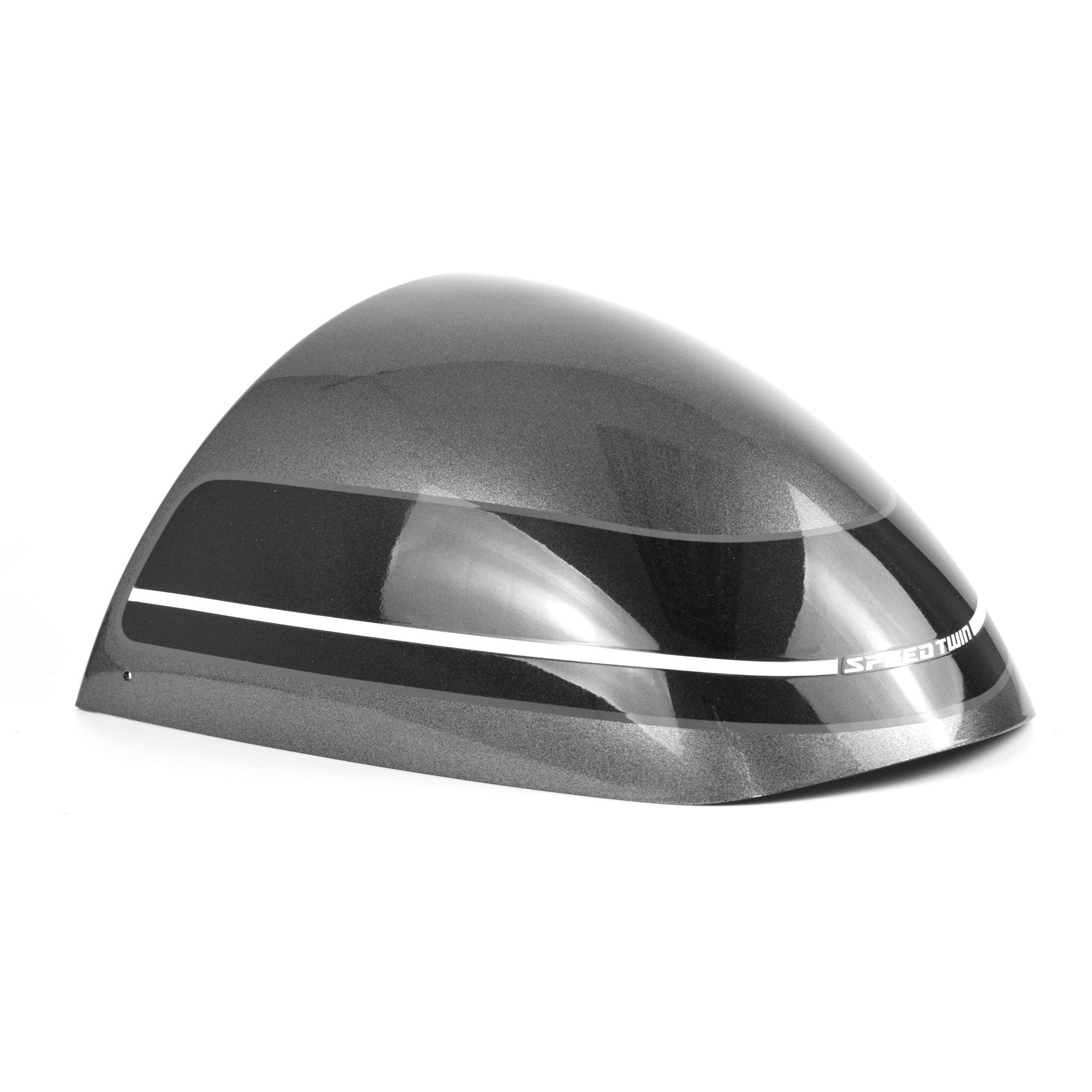 Pyramid Seat Cowl | Silver Ice & Storm Grey | Triumph Speed Twin 1200 2019>Current-16120G-Seat Cowls-Pyramid Motorcycle Accessories