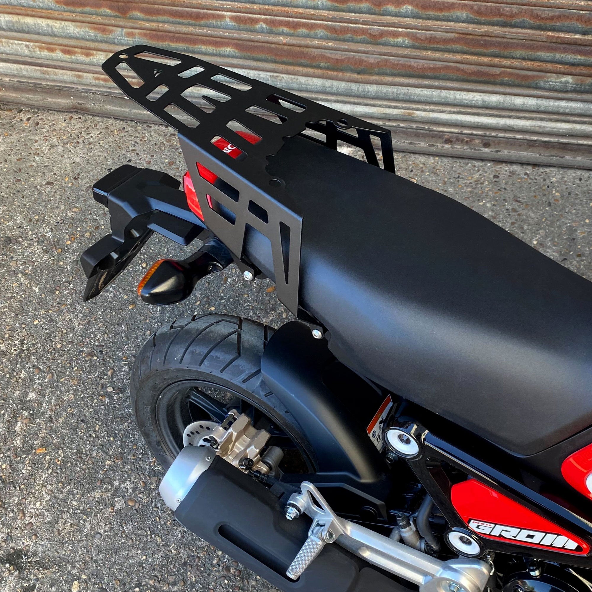 Pyramid Seat Rack | Matte Black | Honda MSX 125 2021>Current -  Shop name