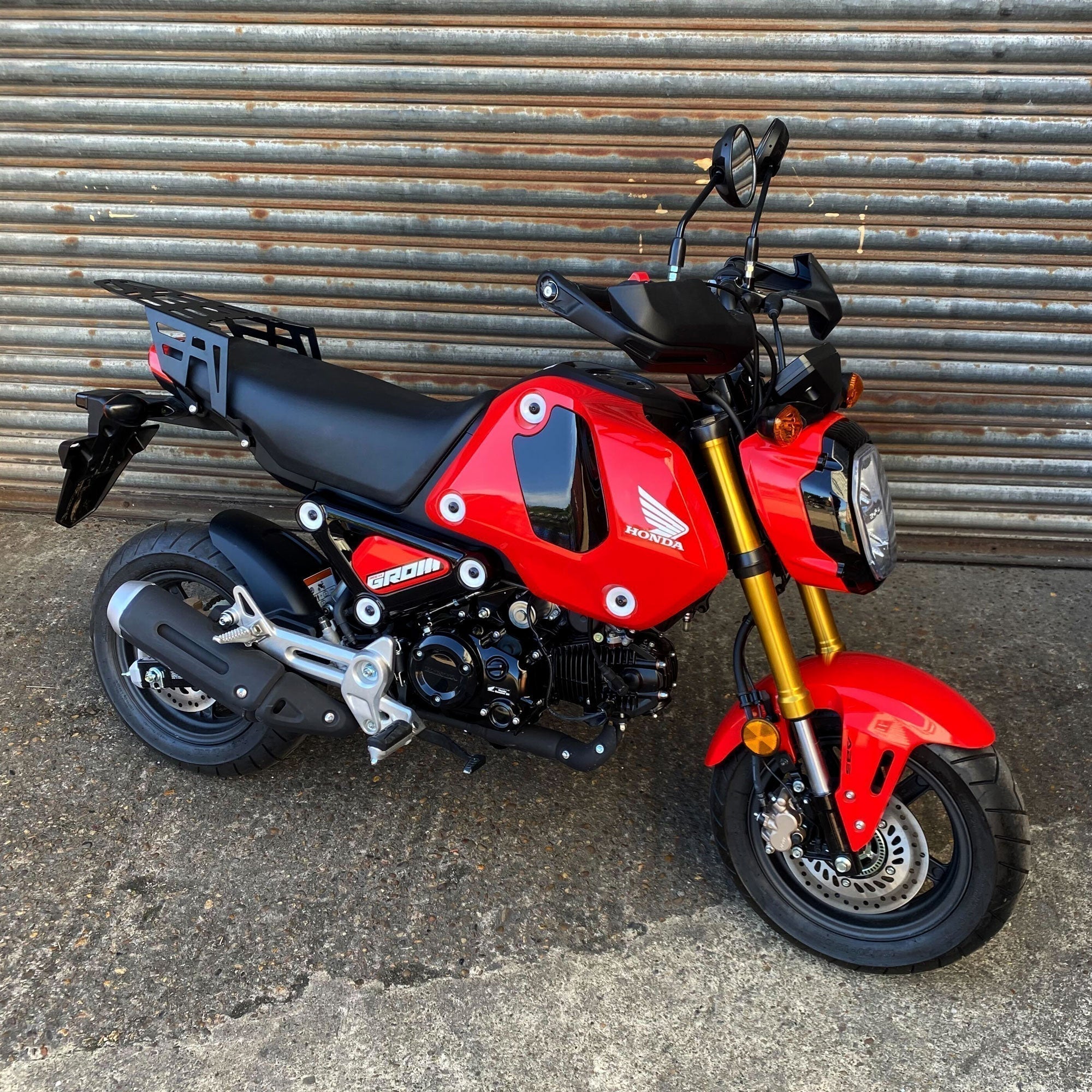 Pyramid Seat Rack | Matte Black | Honda MSX 125 2021>Current -  Shop name