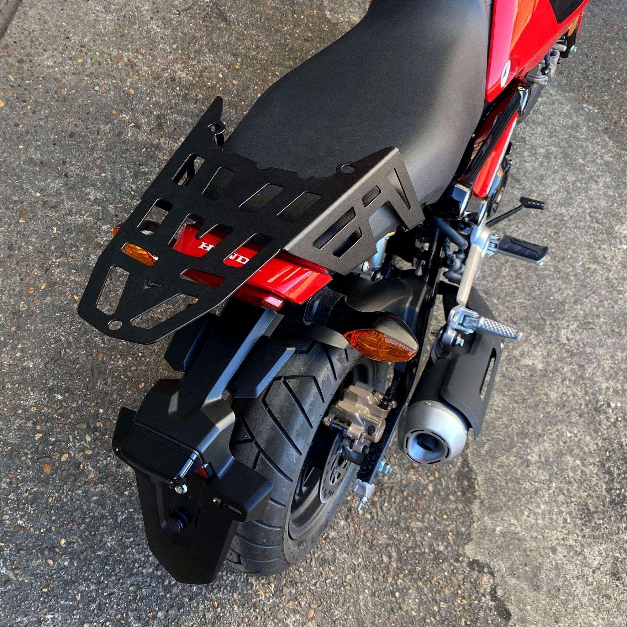 Pyramid Seat Rack | Matte Black | Honda MSX 125 2021>Current -  Shop name