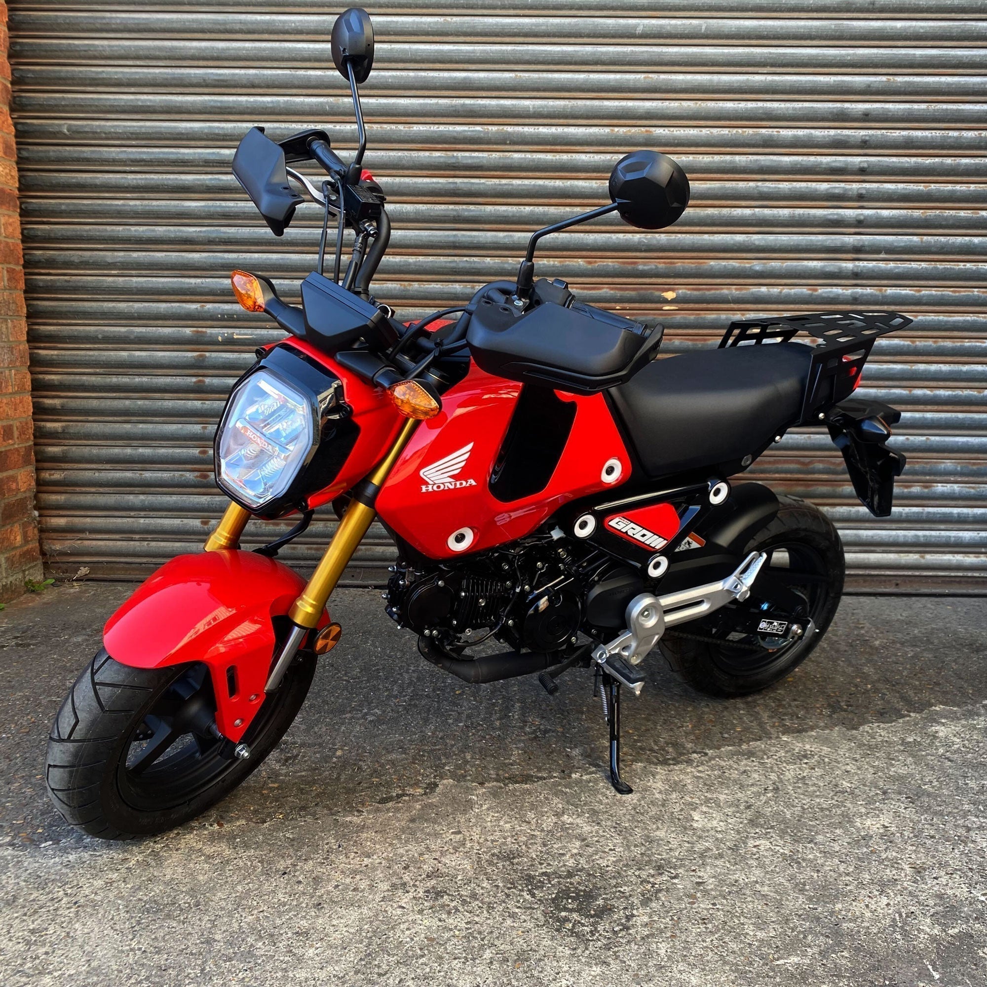 Pyramid Seat Rack | Matte Black | Honda MSX 125 2021>Current -  Shop name