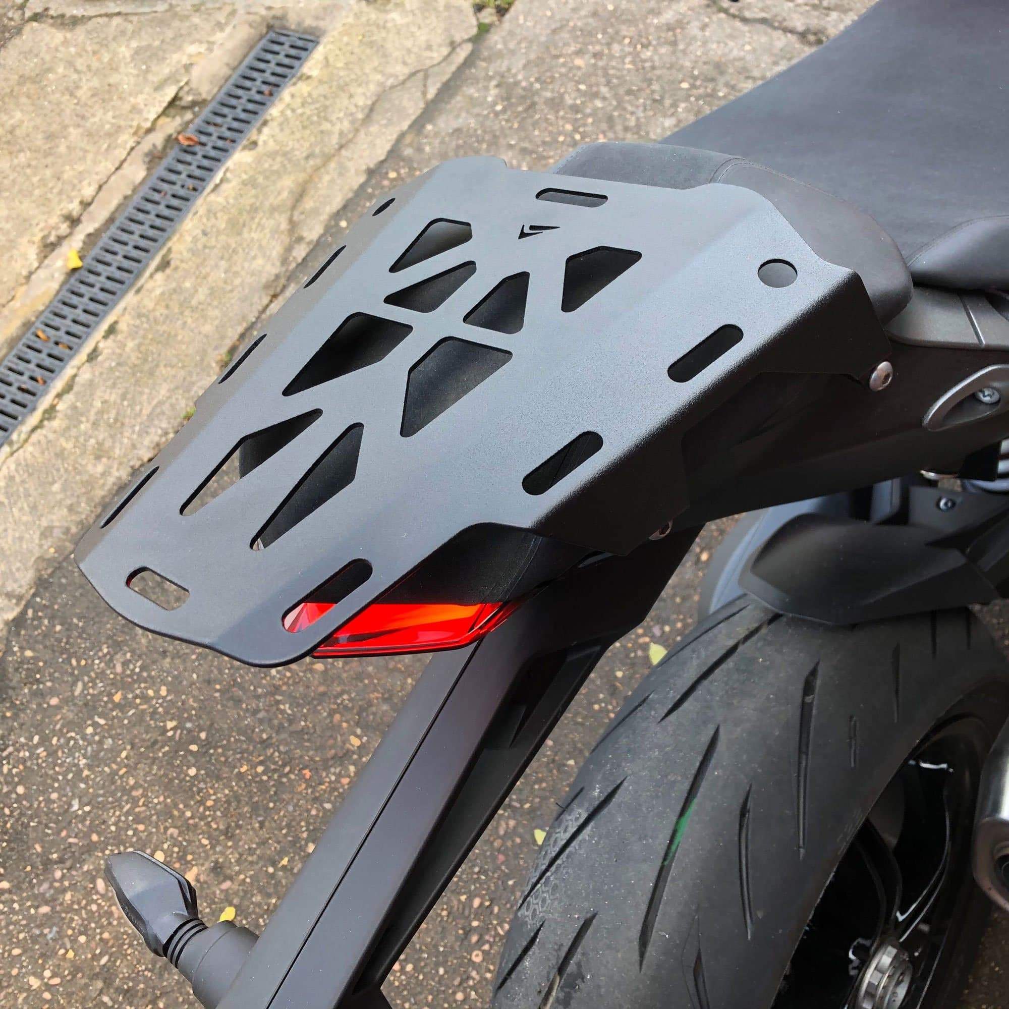 Pyramid Seat Rack | Matte Black | KTM 1290 Super Duke R 2020>Current-Storage-Pyramid Motorcycle Accessories