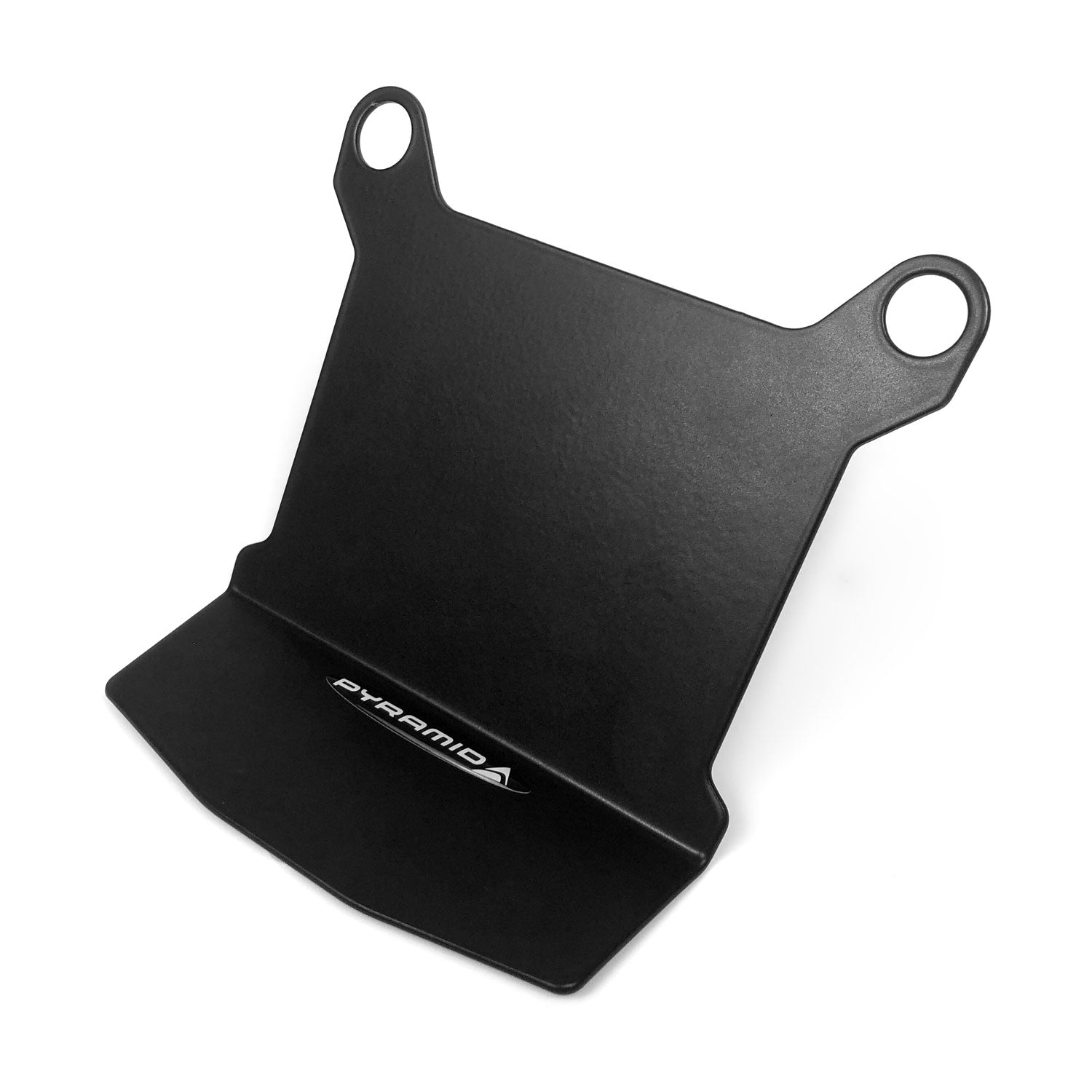Pyramid Shock Shield | Matte Black | KTM 1290 Super Duke R Evo 2022>Current-Shock Shields-Pyramid Motorcycle Accessories