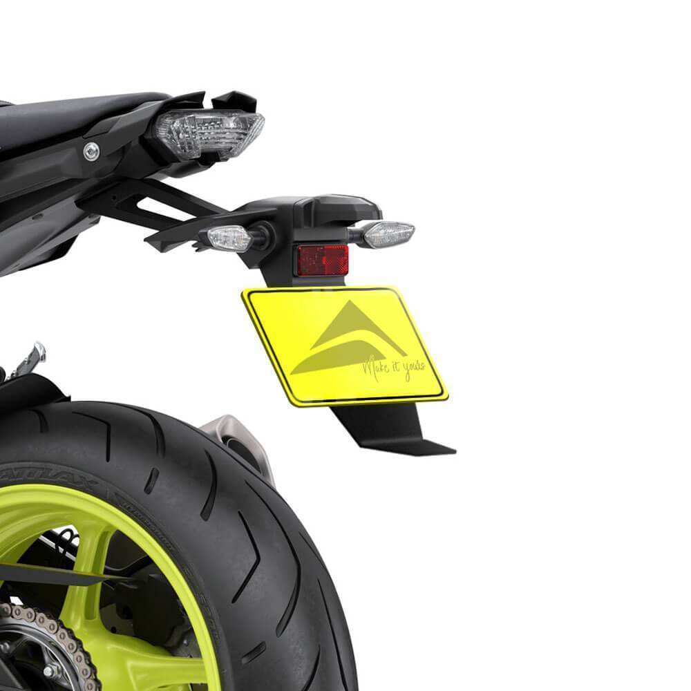 Pyramid Splash Plate | Matte Black Universal Fit-Ductails-Pyramid Motorcycle Accessories