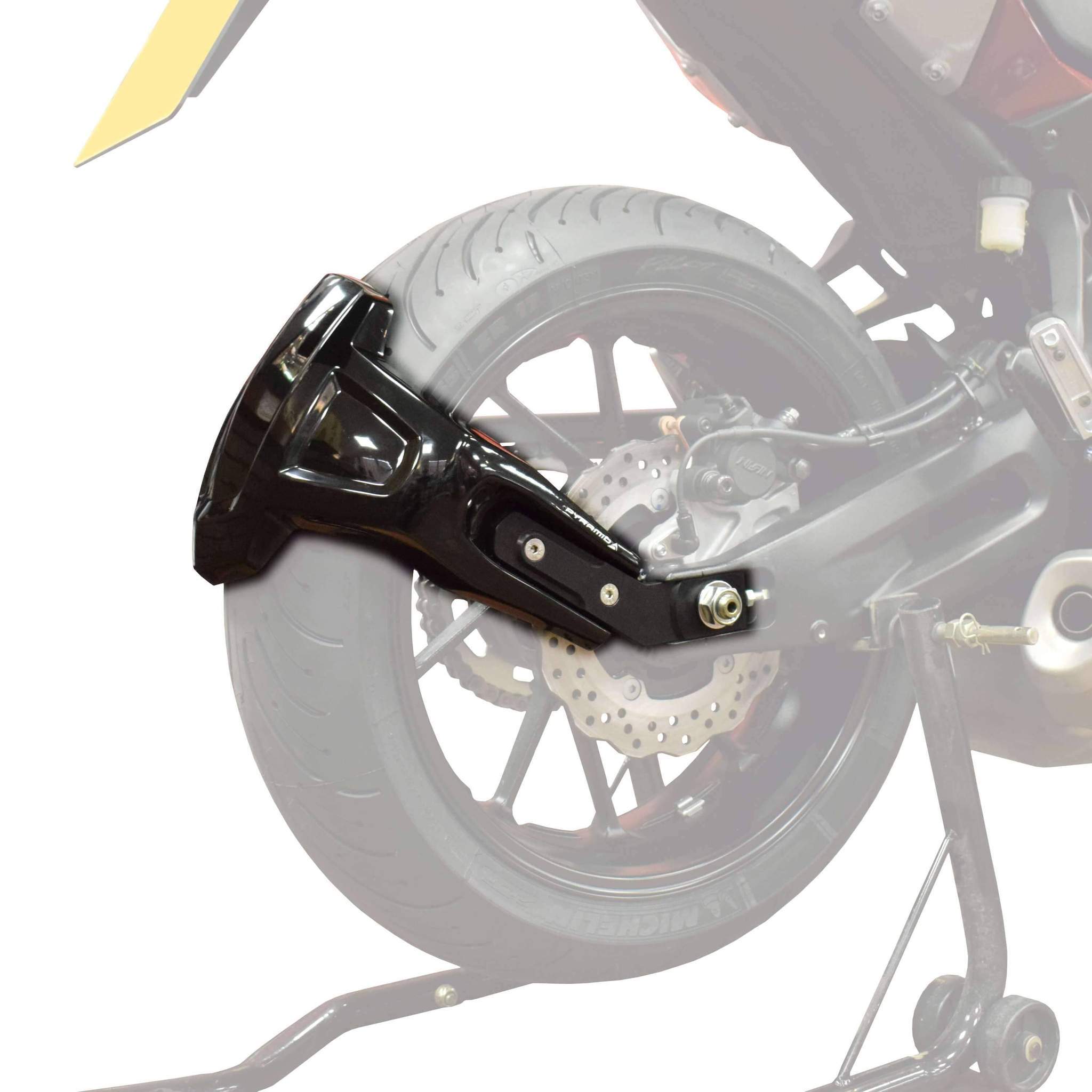 Pyramid Spray Guard | Gloss Black | Yamaha Tracer 7 2021>Current -  Shop name