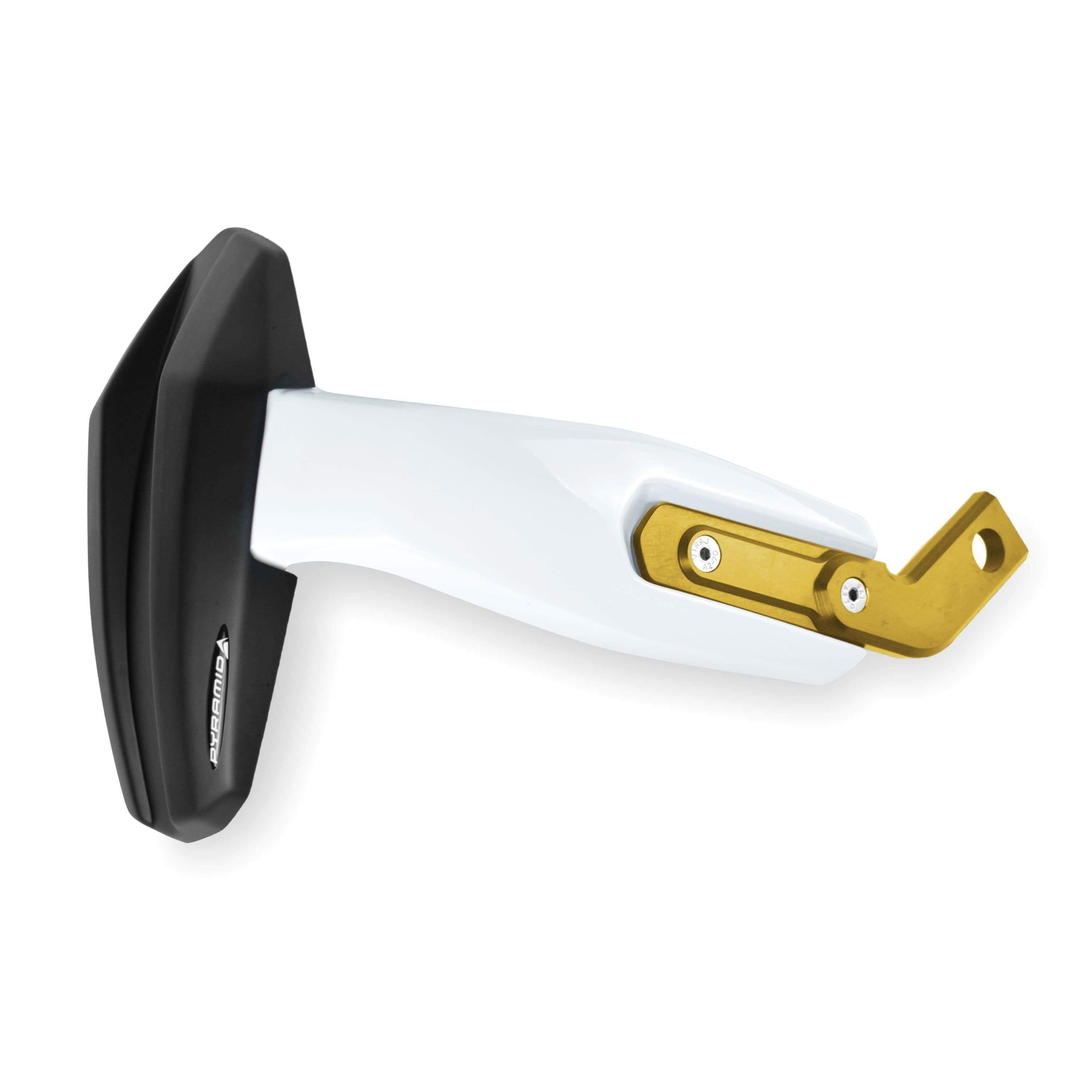 Pyramid Spray Guard | Gloss White + Gold Arm | Honda CRF 1000 L Africa Twin Adventure Sports 2018>2019 -  Shop name