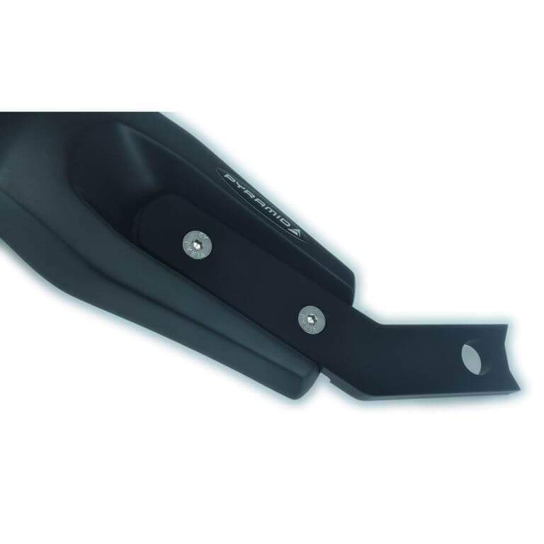 Pyramid Spray Guard | Matte Black | Triumph Tiger 800 XC/XCX/XCA/Low 2013>Current-085602M-Spray Guards-Pyramid Motorcycle Accessories