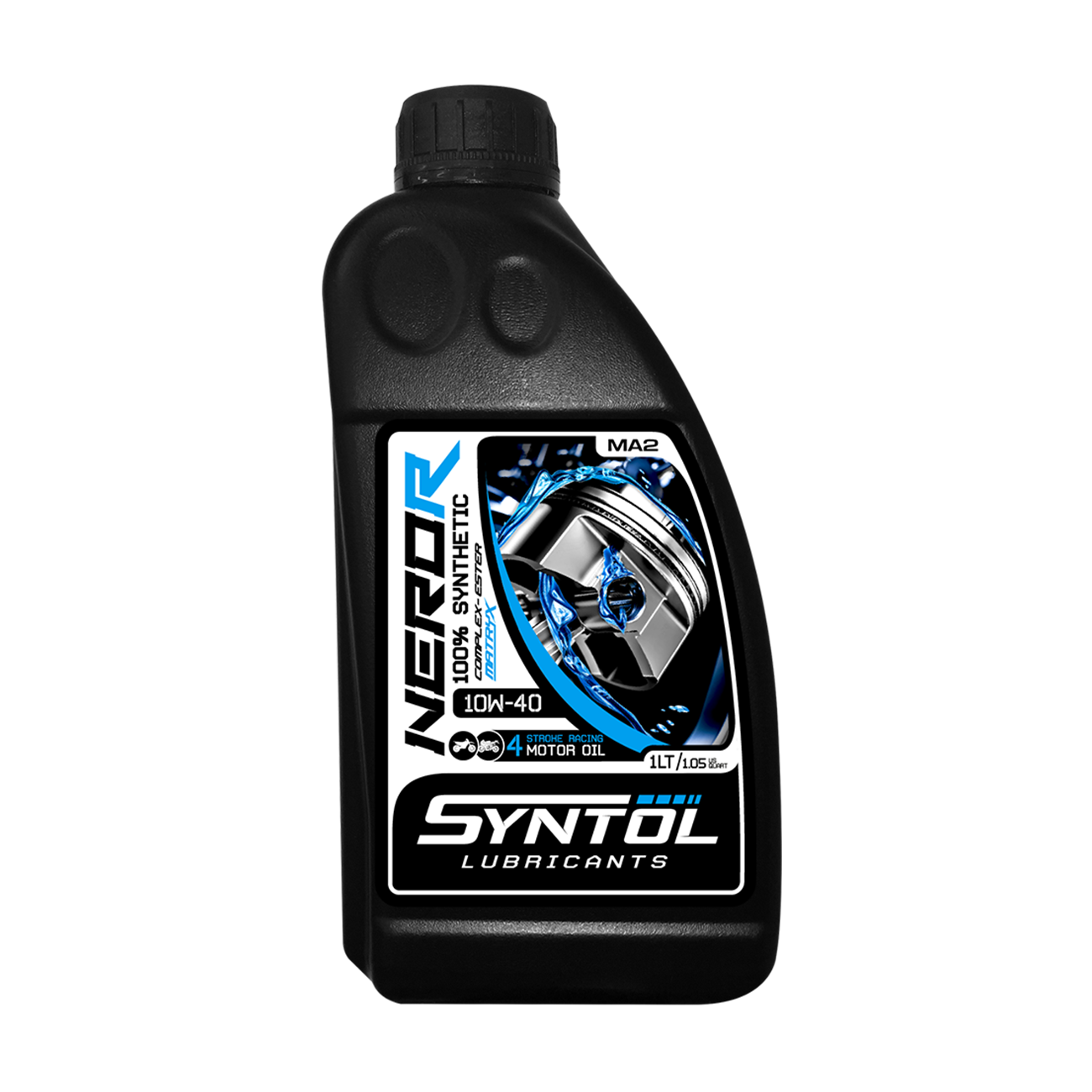 Syntol Nero-R 4T 10W-40 Racing Motorcycle Engine Oil - 1 Litre-F0055-1-Oils and Lubricants-Pyramid Motorcycle Accessories