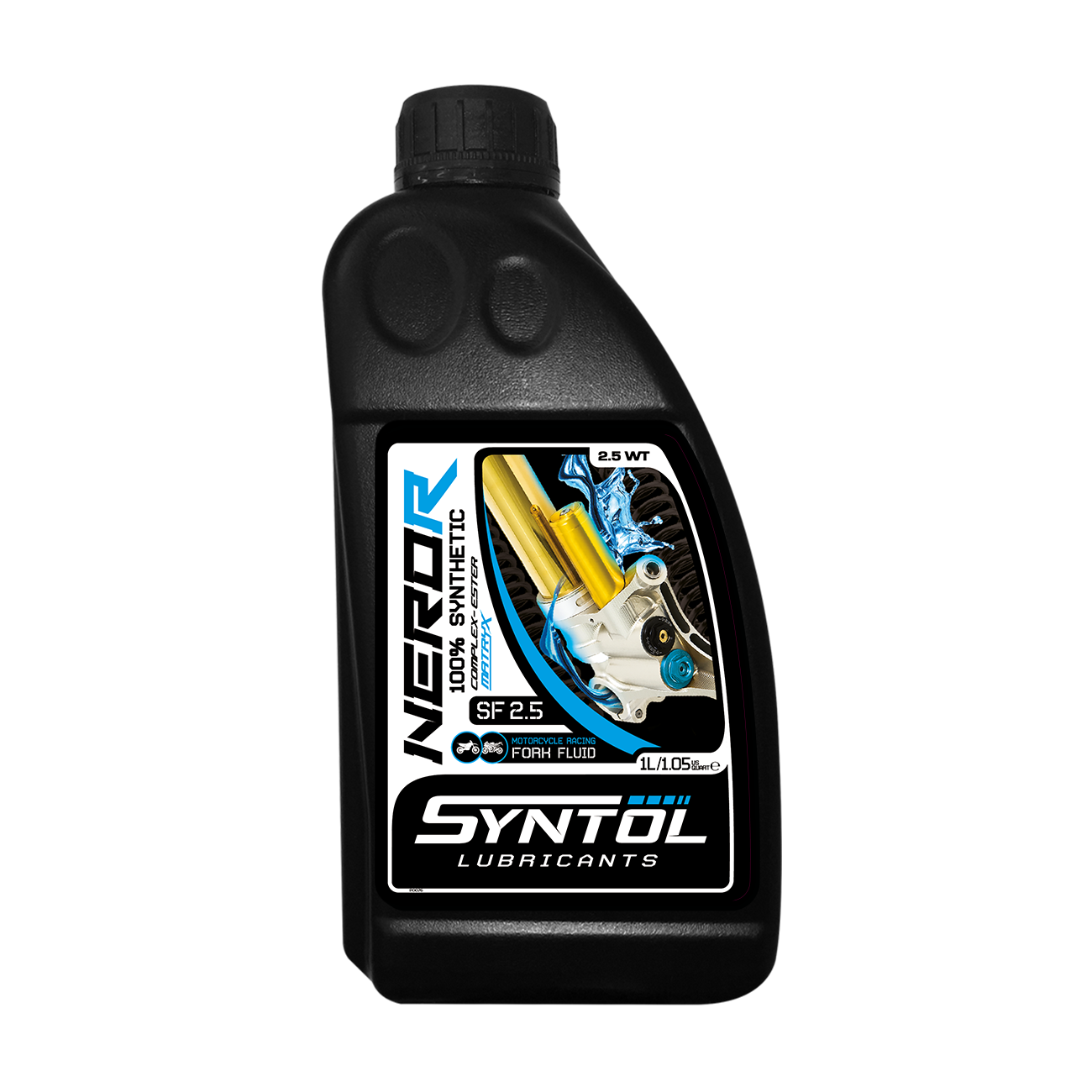 Syntol Nero-R SF 2.5 Racing Motorcycle Fork Fluid - 1 Litre-Oils and Lubricants-Pyramid Motorcycle Accessories