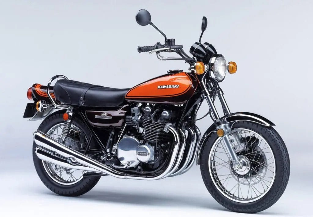 1973 Kawasaki Z1 900 in orange and black